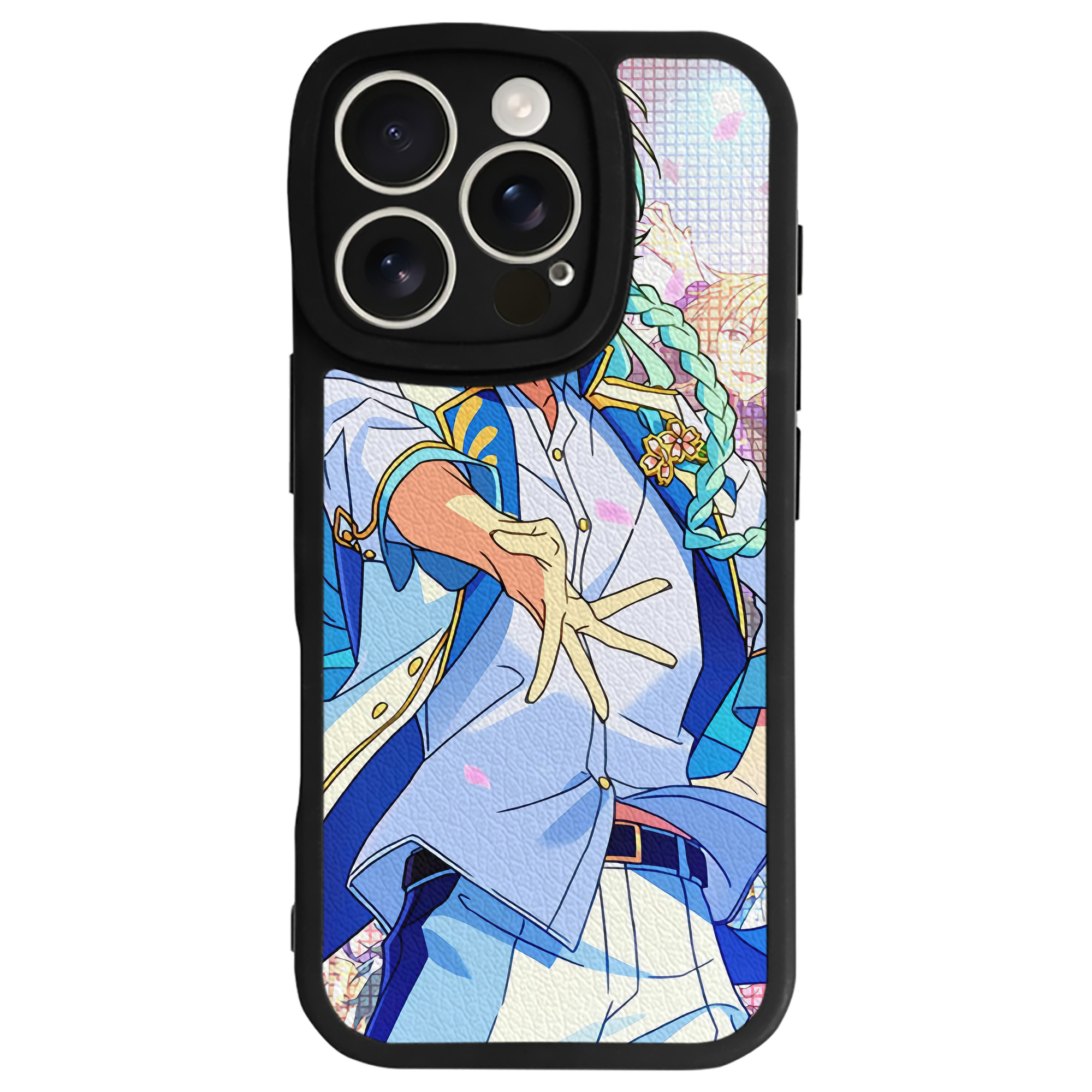 （画像用） あんさんぶるスターズ! Ensemble Stars 【iPhone 16シリーズ対応】シリコンスマホケース（レザー調） 材質：シリコン
